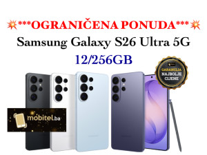 Samsung Galaxy S26 Ultra 256GB Black i Cobalt Violet AKCIJA