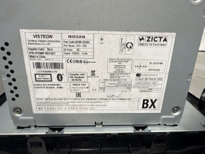 Prekidac klime radio CD Nissan Qashqai J11 2016 (fotografija 2)