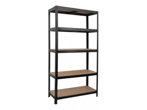 Metalna polica TEKO 180X90X40cm sa MDF ispunom, crna