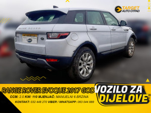 RANGE ROVER EVOQUE 2.0 2017 MJENJAC MOTOR 224DT DIJELOVI