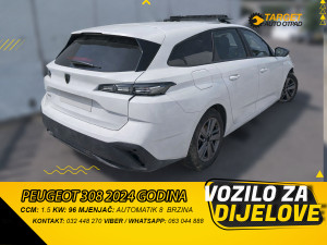 PEUGEOT 308 1.5 2024 MJENJAC MOTOR YH01 YHZ DIJELOVI