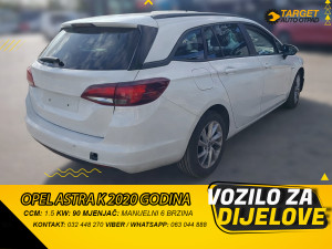 OPEL ASTRA K 1.5 2020 MJENJAC MOTOR F15DVH DIJELOVI