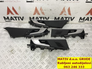 Ručke vrata unutrašnje Audi A4 B9 8W 2018
