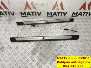 Lajsne na pragu S-Line LED Audi A4 B9 8W 8W0947418A 8W0947417A