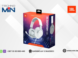 JBL Quantum 100 White JBLQUANTUM100WHT Gaming slušalice, Bijela