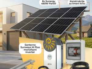 Solarni Paket Santerno Sunways 3.68kWp - ON-GRID SOLARNI SUSTAV
