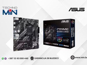 ASUS PRIME B550M-K ARGB matična ploča, AM4, 2x DDR4, 2x M.2