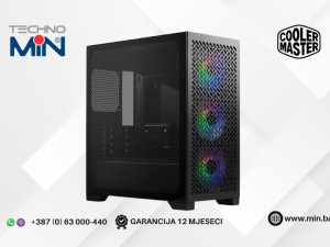 Cooler Master Elite 502 Black Gaming kućište Mid Tower, 3x ARGB