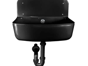 Lavabo vanjski sa sifonom crni Styron