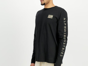 ALPHA INDUSTRIES MAJICA CAMO SLEEVE LONGSLEEVE ALFA