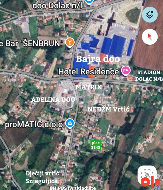 ZEMLJIŠTE PLAC DOLAC, CIGLANA 350 m2. ODLIČNA LOKACIJA. 3