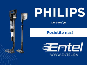 Philips XW9463/11 AquaTrio Štapni Usisivač Crna