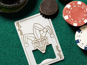 Joker Playing Card Bottle Opener