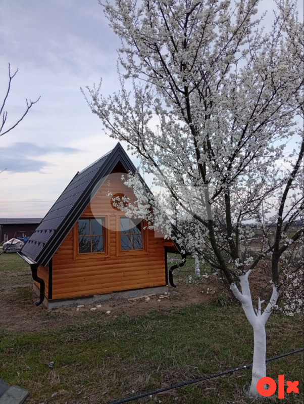 Drveni bungalov Vikendica Mini A Frame