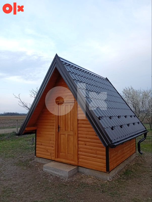 Drveni bungalov Vikendica Mini A Frame 5