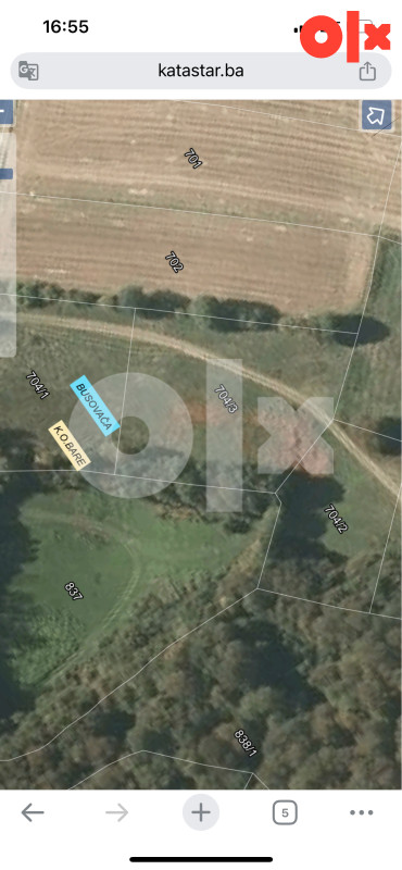 Zemljište Granice Busovača 3600 m2 063/846-898 2