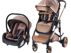 BabyCare kolica za bebu bebe 3u1 3 u 1 Colorado Beige NOVO