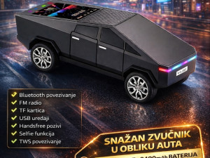Bluetooth zvucnik u obliku auta Tesla