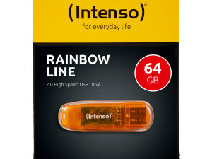 Intenso USB Flash drive 64GB Hi-Speed USB 2.0, Rainbow...