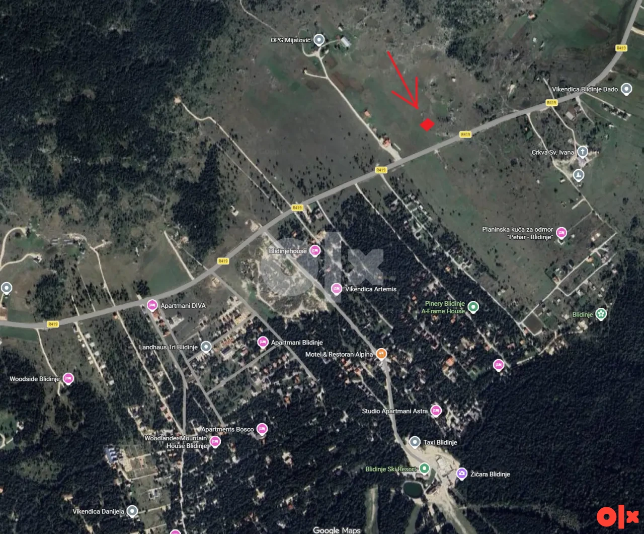 Zemljište Blidinje, Risovac
