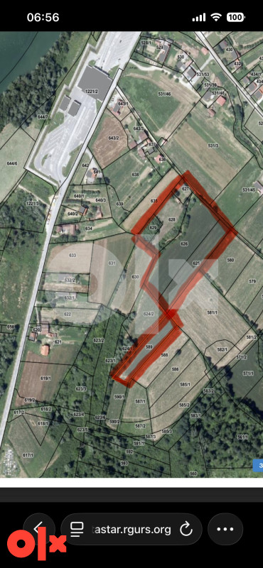 Zemljište Kozarska Dubica, Donja Gradina kod prelaza