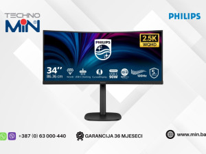 Monitor PHILIPS 34B2U3600C/00 34" Curved VA, WQHD, 120Hz