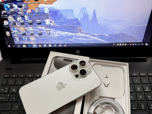 IPHONE 15 PRO 256GB WHITE NOV AKTIVIRAN 06.3.2026 100% BAT GARANC
