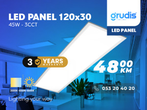 LED panel 120x30 45W CCT