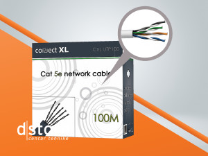 Connect XL Mrežni UTP CAT5E kabl na pak 100 met, dstore