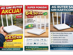 AKCIJA  5G  WIFI ROUTER SA SIM KARTICOM INTERNET SVUDA 300MB