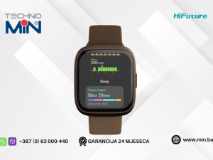 HiFuture EDGE Pametni sat 1.72" HD Display, Syntra AI, Brown