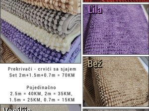 Crvići prekrivači sa sjajem crvici prostirke TDF