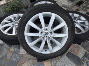 Alu felge 17 5x112 Dijon original VW Golf 7 Touran 205 50 gume