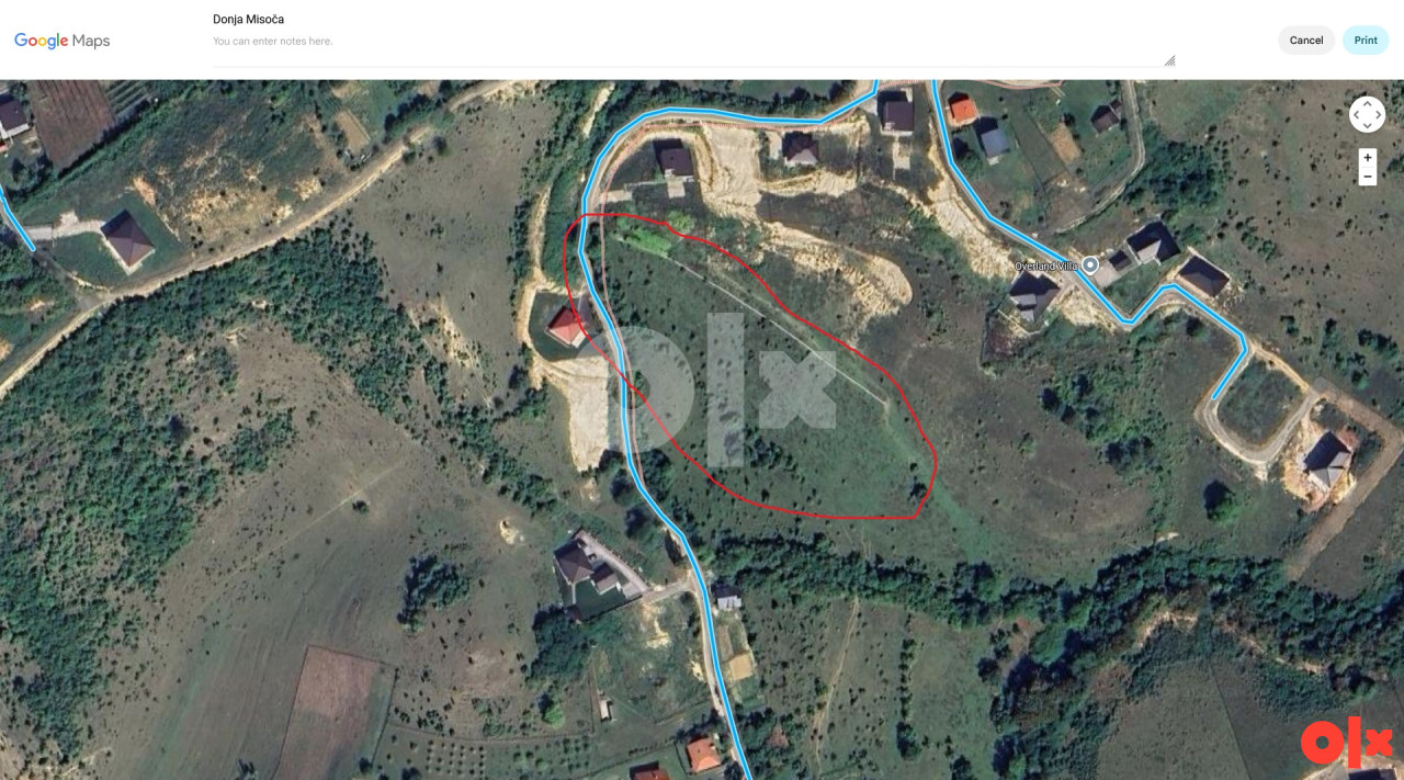 Zemljište Ilijaš Misoča pet dunuma