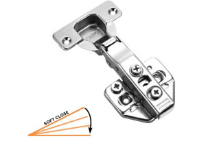 Spona ravna 3D , fi35 , sa podloškom i ublaživačem , 2/1 , AOSITE