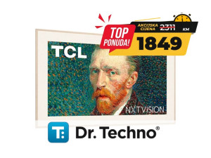 TCL 65"A300W NXTVISION 4K QLEDGoogle OS; 144Hz VRR ART TV;Dolby A