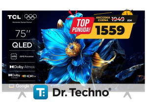 TCL Televizor 75P7K 4K QLED 75" Google TV HDR Dolby Atmos