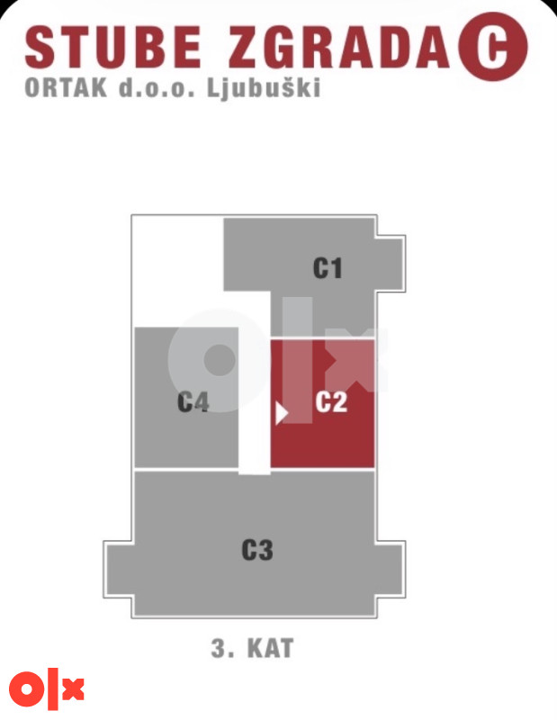Jednosoban stan Ljubuški / 37.10 m2 / Novogradnja / Useljivo 2