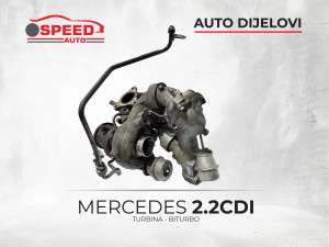 TURBINA BITURBO MERCEDES 2.2 CDI 651