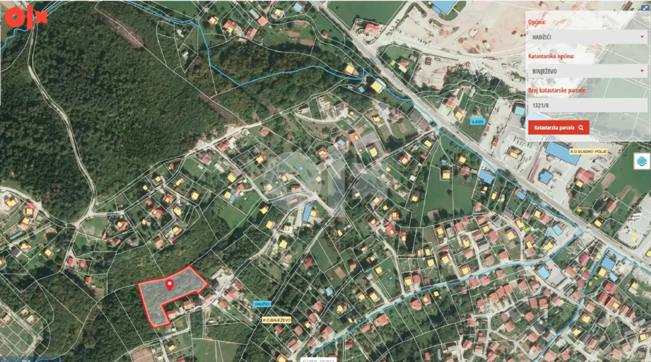 Zemljište Hadžići, K.O. Binježevo