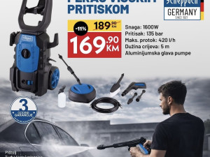Scheppach perac visokim pritiskom HPC1600-Kit 135 bar