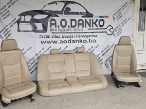 BMW 3 E90 Bež Koža Sjedišta Tapaciri Top Stanje Interijer  S78
