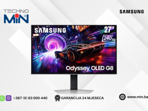 Samsung Odyssey G8 G81SF LS27FG810SUXEN 27" OLED, 4K UHD, 240Hz