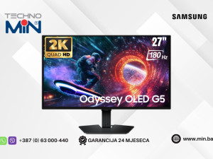 Samsung Odyssey OLED G5 LS27FG504SUXEN 27" QD-OLED, QHD, 180Hz