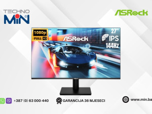 Gaming Monitor ASROCK CL27FFB 27" IPS, FHD, 144Hz
