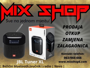 JBL TUNER XL Prenosivi Bežični Zvučnik i Radio *Novo* DAB + FM
