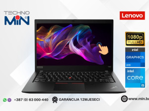 Lenovo ThinkPad T490s 14" FHD Touch, i5-8265U, 16 RAM, 512GB SSD