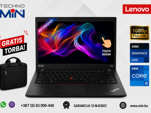 Lenovo ThinkPad T490s 14" FHD Touch, i5-8265U, 16 RAM, 512GB SSD