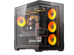 KUĆIŠTE DARKFLASH AIGO C280 CRNO SA 7X ARGB VENTILATORA