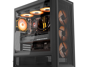 Kućište DarkFlash AIRNOVA Crno sa 3x crna ventilatora